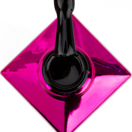 Esmalte híbrido MollyNails Ultimate Black sin HEMA ni Di-HEMA, 8 g