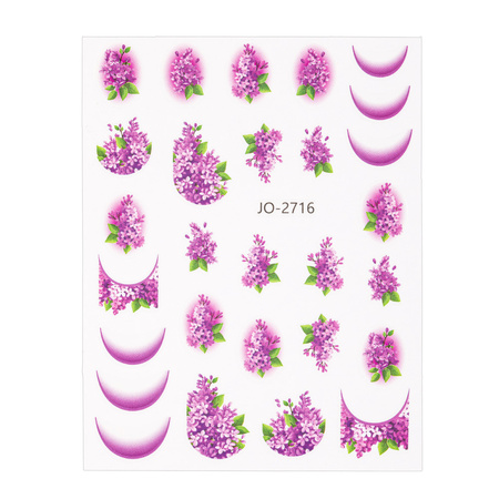Self-adhesive flower nail stickers JO-2716