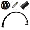 35-W-LED-Kosmetiklampe, bogenförmig, schattenfrei, schwarz, Größe L, HQ-75X
