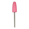 Pink oval rubber cutter with silver shank