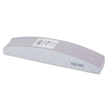 Zebra-Nagelfeile in Bootsform 180/180 MollyLac, 10er-Pack