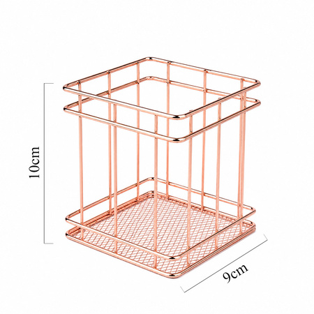 Organizer-Ständer für Pinsel, Roségold, Nr. 3