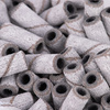 Manicure and pedicure caps, mandrels, abrasive caps, mini cylinder, white, 3 mm, 180 grit, 50 pcs.
