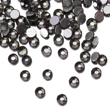 Strass per unghie in vetro SS3 Black Diamond, circa 50 pezzi.