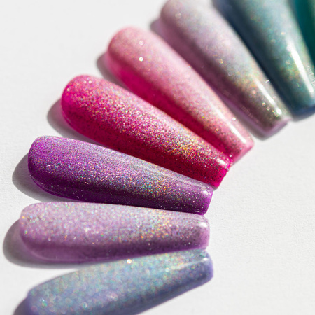 Lakier hybrydowy MollyNails Flashing Holo in Bottle 8g