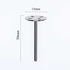 Pododisk pedicure disc set: mandrel + 50 replaceable discs, 15 mm