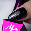 LED/UV-Topcoat ohne Abwischen mit Glitzer von MollyNails: Sparkle Top Oh, Rio! 10 g
