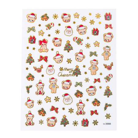 Autocollants de Noël pour les ongles 3556