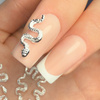 Décorations pour ongles « serpents » 3D MollyNails SZ-152, 10 pièces