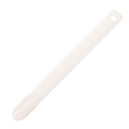 Almond tester template on a wheel for hybrid gel polishes and milky powders, 50 pcs, matte