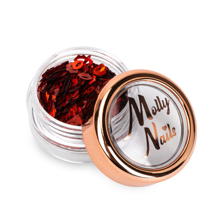 Nageldekoration „Rote Lippen“ von MollyNails, 2 g