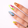Vernis hybride MollyNails Neons Yellow Light sans HEMA/Di-HEMA, 8 g, n° 71