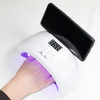 Lampe à ongles UV/LED 48 W Molly Nails pour vernis hybrides, gels et acrylogels, blanche, SUN 1S PRO, câble de 3 m de long