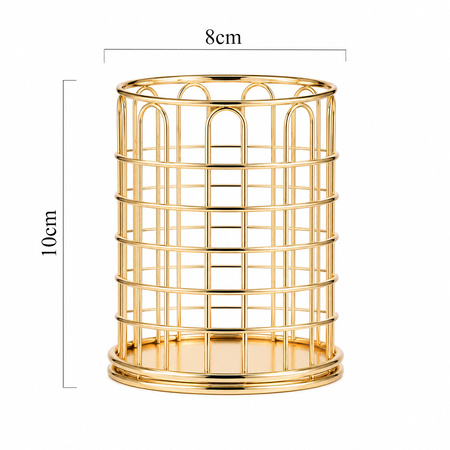 Gold Brush Organizer Stand No. 8