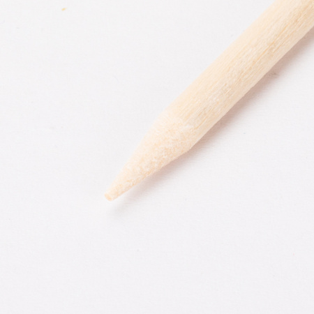 Palillos de madera de naranjo, 100 unidades, 9,5 cm de largo