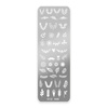 Plate with patterns for stem and leaf stamps STZ-N08