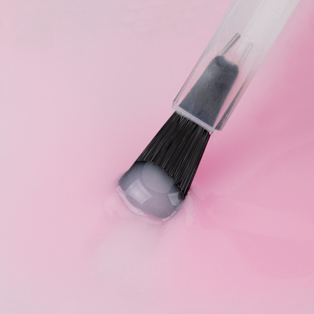 Base in gomma LED/UV con fibre MollyNails Rubber Fiber Base Angel Pink 10 g