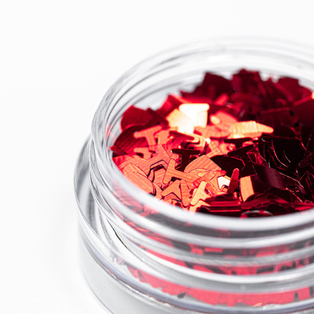MollyNails Red Glasses Nail Decal, 2g