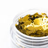 Décoration pour ongles « verres » dorés holographiques MollyNails, 2 g