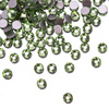 SS5 Peridot glass nail rhinestones, approx. 1440 pieces per pack