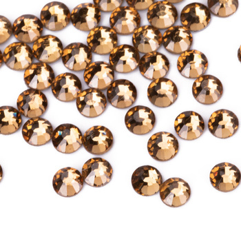 Скляні стрази для нігтів SS10 Light Topaz, приблизно 50 шт.