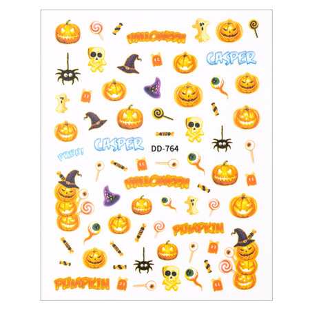 Thin self-adhesive Halloween nail stickers DD-764