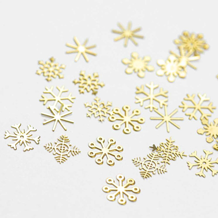 Nageldekoration „Snowflakes“ – weihnachtliche Schneeflocken im Gläschen