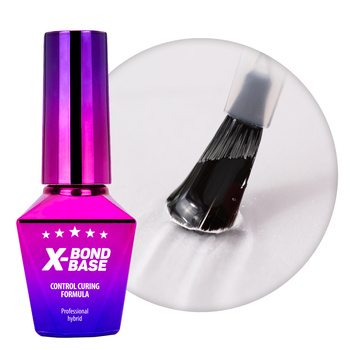 Base coat base coat for increased adhesion manicure pedicure X-Bond Base MollyNails HEMA/Di-HEMA Free Clear 10 grams