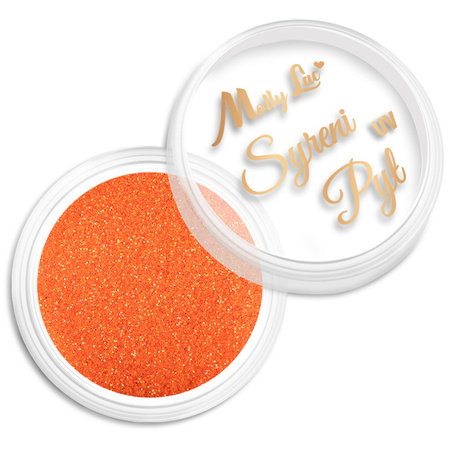 Poudre à ongles néon MollyLac « Syreni » – Poudre phosphorescente sous les rayons UV, pot de 2,5 g, n° 3