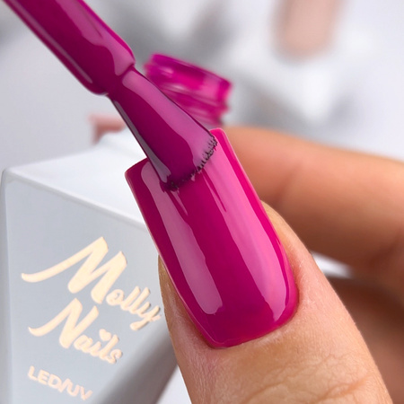 LED/UV-Hybridlack „Gel Polish La Vie en Rouge“ Nr. 326, Filter: Pink, MollyNails, HEMA/Di-HEMA-frei, 8 g