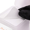 MollyNails white perforated dust-free cotton pads for nails, 5x5 cm, 200 pcs