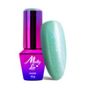 Esmalte híbrido MollyLac Mermaid Whispers Green Sea of Sin, 10 g, n.º 591