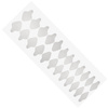 Stampi autoadesivi in silicone per Dual Form, forma ovale corta ST012-2 MollyLac, 24 pezzi