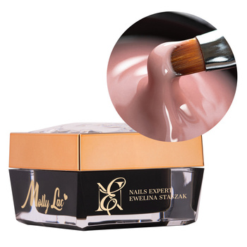 Salon Cover Soft Jelly Thick Building Gel by Ewelina Staszak MollyLac (HEMA/Di-HEMA-free) 50 g