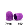Capuchons pour pédicure 7 mm, gradation 60, 10 pièces, Fabric Podo AlleMed, violet