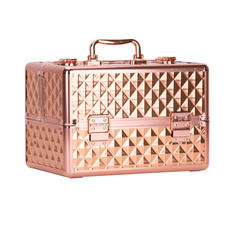 Trousse per smalti M Diamond 3D con finiture color oro rosa
