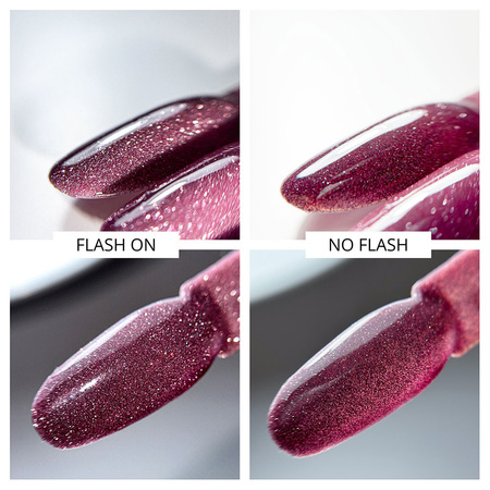 Vernis hybride MollyNails Flashing Lights Demode sans HEMA/Di-HEMA, 8 g, n° 560