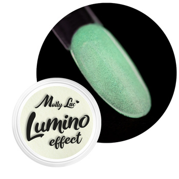 Im Dunkeln leuchtender Nagelstaub MollyLac Lumino Effect Nr. 10