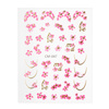 Selbstklebende Nagelsticker mit Blumenmotiv CM-047