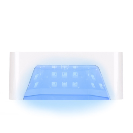 Lampada UV/LED da 36 W MollyNails per smalti ibridi, gel e acrilogel, senza fili, bianca, modello V9BAT