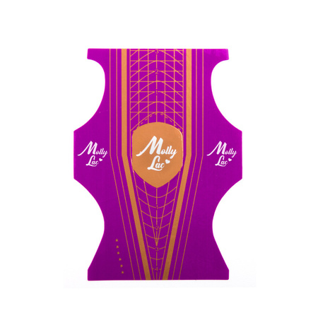 MollyLac double-sided duo nail form templates, 500 pcs