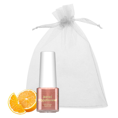 Huile d'olive spéciale pour les cuticules et les ongles, parfum Juicy Orange, en sachet de 5 ml