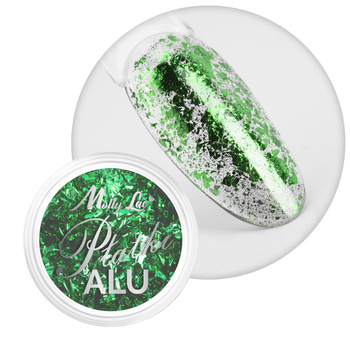 MollyLac Metallic-Nagelstaub, Aluminiumflocken, 0,2 g, Nr. 13