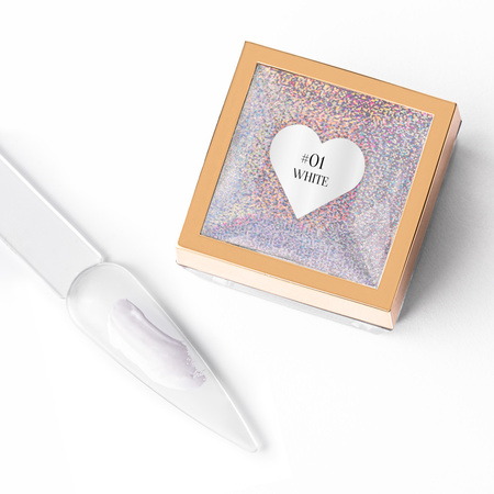 Nail Art-Paste ProArt Paste MollyNails White, HEMA/Di-HEMA-frei, 5 g