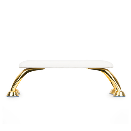 Maniküre-Ständer auf goldenen Füßen von MollyNails, weiß