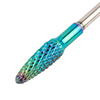 Professional cobalt-tungsten rainbow bur, Middle flame F 3/32" No. 7
