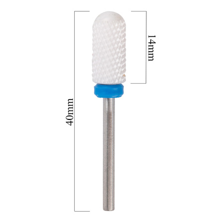 Ceramic burr for removing barrel ball compound, 3/32" medium