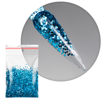 Nail decorations Honeycombs mini freckles jets No. 12 5g