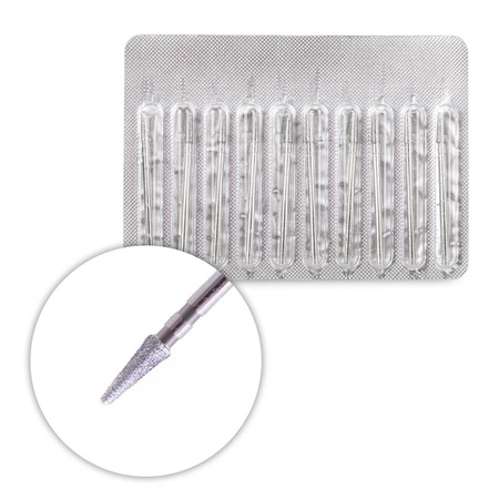 Set of diamond cone cutters L01610D-B, 10 pcs