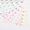 Gradient water decals for nails/French/Ombre/French smile line set of 8 colors STZ40-STZ47